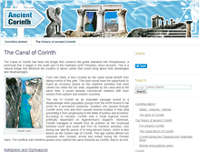 Tablet Screenshot of ancient-corinth.com